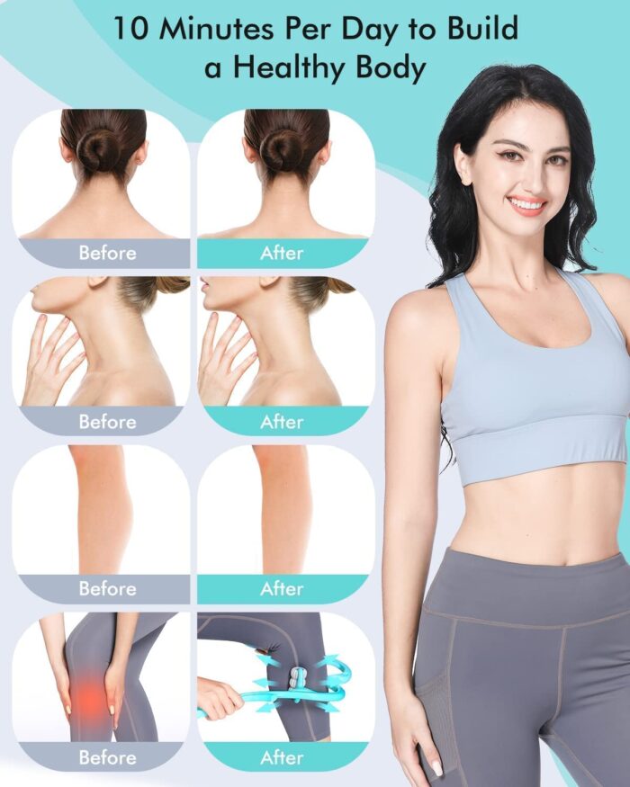NECK SHOULDER MASSAGER, PORTABLE RELIEVING THE BACK FOR MEN RELIEVING THE WAIST WOMEN (1PC) - Image 6