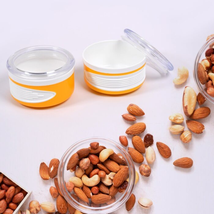 Airtight Plastic Storage Container Set (2 pieces, 550ml) - Image 4