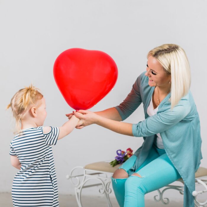 Heart shaped balloons Kinds of Rainbow Party Latex Balloons for Birthday / Anniversary / Valentine's / Wedding / Engagement Party Decoration Multicolor (20 Pcs Set) - Image 3