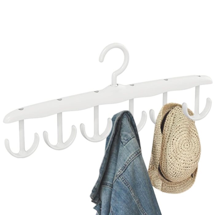 Tank Top Hanger, 12-Hook Space Saving Hanger, Capacity Rotatable Wood Space Saving Hanger Closet Organizers and Storage for Dorm & Apartment for Tank Top - Image 5
