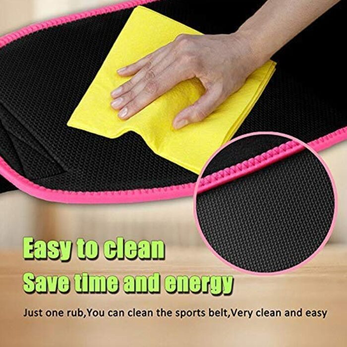 Waist Support Belt Neoprene Ab Belt Trainer, Stomach Wrap Tummy Belt / Belly Tummy Yoga Wrap Back Exercise Body Wrap - Image 8