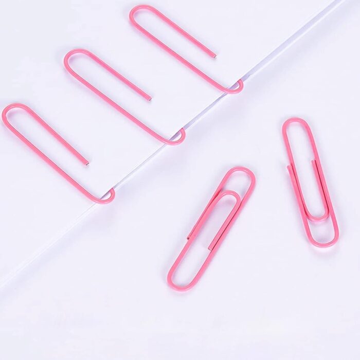 MultiPurpose Assorted Color Coated Paper Clips, Assorted Sizes, Durable & Rustproof, Colored Paper Clips for Paperwork, DIY Work, classify Documents, Bookmark, Snacks Bag Clips, Suitable for Home, School, Office (Approx 28 Pcs) - Image 9