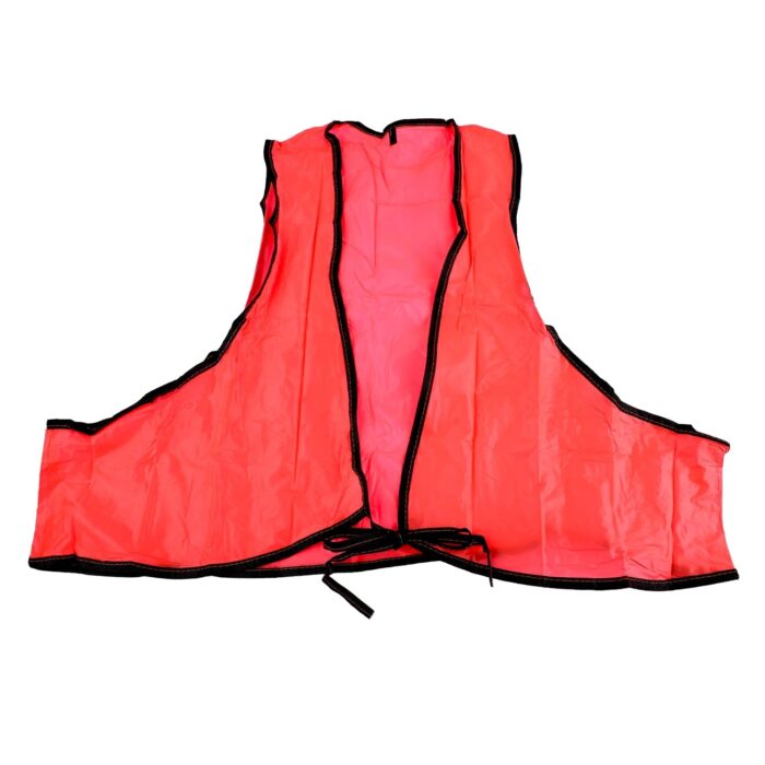 Economy Safety Vest, Soft Vinyl with Tie Closure for Identifying Staff and Volunteers Adult PVC Safety Vest High Visibility for Outdoor Operator - Image 4
