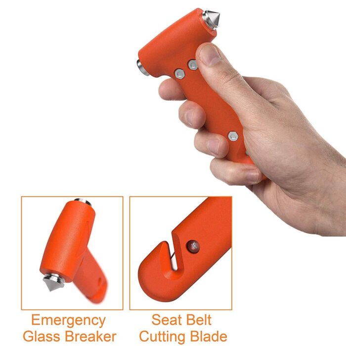 Car Safety Hammer,Emergency and Rescue Tool,Car Window Breaker and Seatbelt Cutter,Safety Hammer Emergency Rescue Tool,Car Window Breaking Seat Belt Cutter (1 Pc) - Image 6