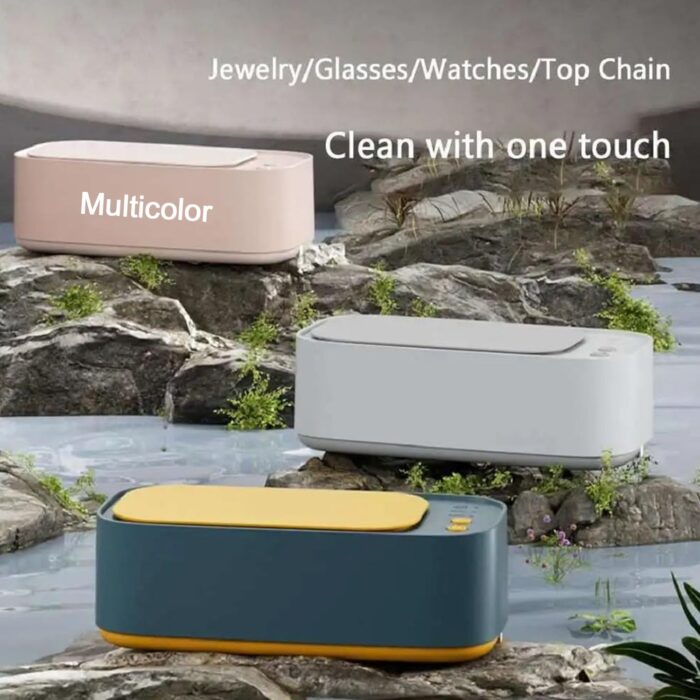 Ultrasonic Jewelry, Cleaner, Ultrasonic Cleaning Machine, Portable Jewelry Cleaning Machine for Jewelry, Ring, Silver, Retainer, Glasses, Watches, Coins, High Frequency Vibration Machine google/ optical cleaner machine (USB Operated) - Image 10