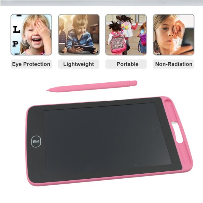 Portable LCD Writing Board Slate Drawing Record Notes Digital Notepad with Pen Handwriting Pad Paperless Graphic Tablet for Kids (8.2 inch) - Image 6