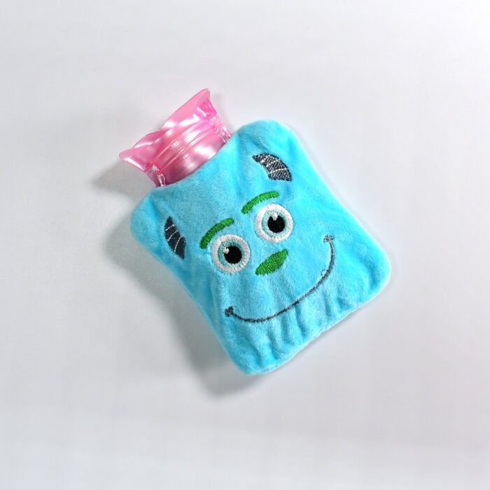 Blue Sullivan Monster small Hot Water Bag with Cover for Pain Relief, Neck, Shoulder Pain and Hand, Feet Warmer, Menstrual Cramps. - Image 7