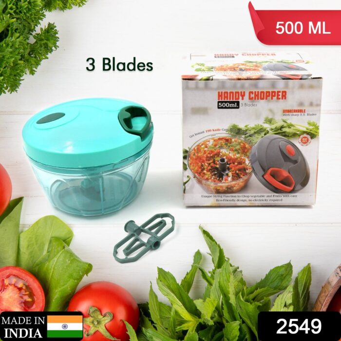 Effortless Chopping: Manual Food Chopper (Compact & Powerful) - Image 2