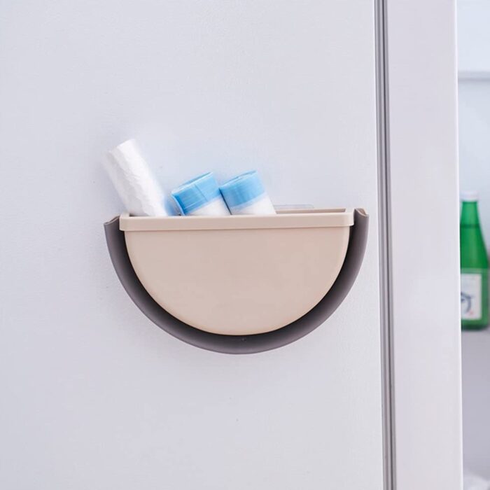 Wall Mounted Hanging Trash Can With Adhesive Hook,  Garbage Bin for Kitchen Cabinet Door, Small Collapsible Foldable Waste Bins, Hanging Trash Holder for Bathroom Bedroom Office Car, Portable (1 Pc) - Image 7