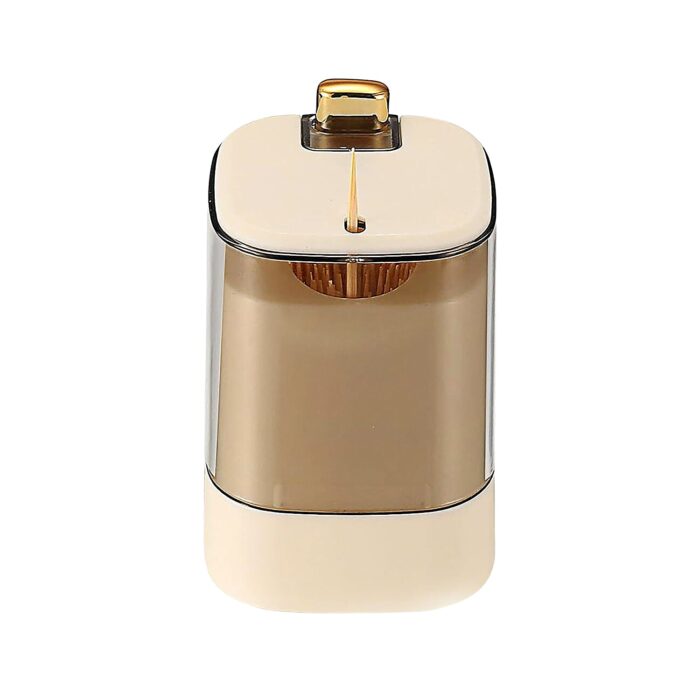 Toothpick Holder Dispensers, Automatic Toothpicks Container, Toothpicks Storage Dispensers Box, for Home Living room Kitchen Restaurant (1 Pc) - Image 4