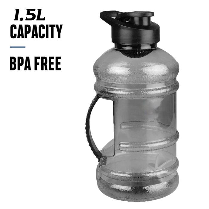 Sports Gym 1.5 Liters Gallon Water Bottle with Mixer and Strainer - Image 8