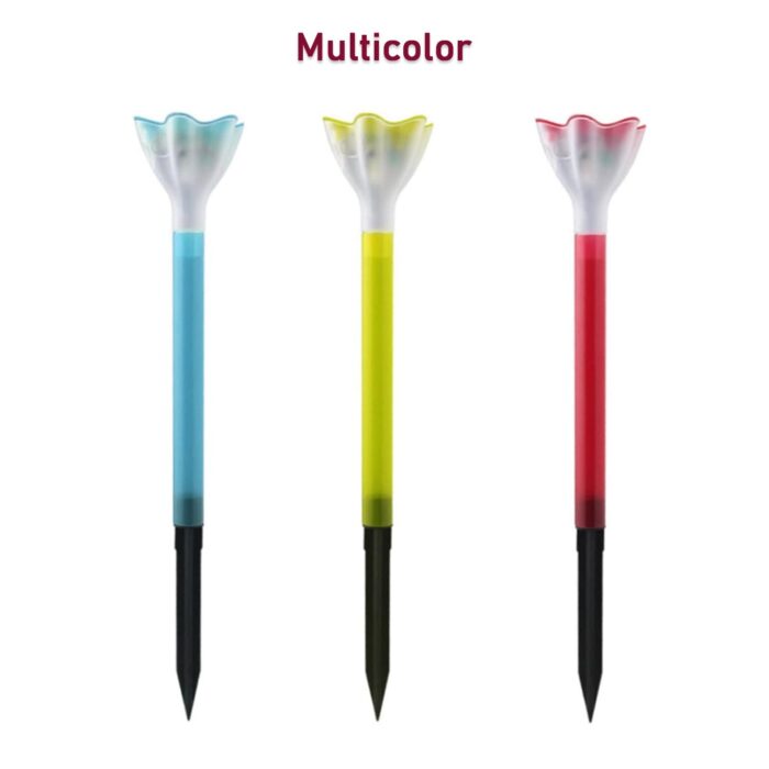 Street Light Solar Flowers Lights Road Light Flower Landscape Light Decorative Yard Lights Solar Lights Garden Stake Flower Lights Solar Landscape Light in Outdoor Spotlight (2 Pc ) - Image 8