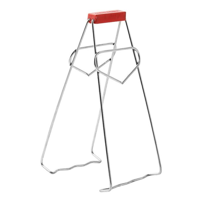 Kitchen Tongs Stainless Steel Pot Pan Gripper Clip Red Handle Take Bowl Clip Gripper Multi-Purpose Bowl Kitchen Accessories Kitchen Tongs Stainless Steel For Restaurants for Kitchen - Image 4