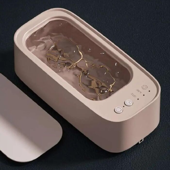 Ultrasonic Jewelry, Cleaner, Ultrasonic Cleaning Machine, Portable Jewelry Cleaning Machine for Jewelry, Ring, Silver, Retainer, Glasses, Watches, Coins, High Frequency Vibration Machine google/ optical cleaner machine (USB Operated) - Image 3
