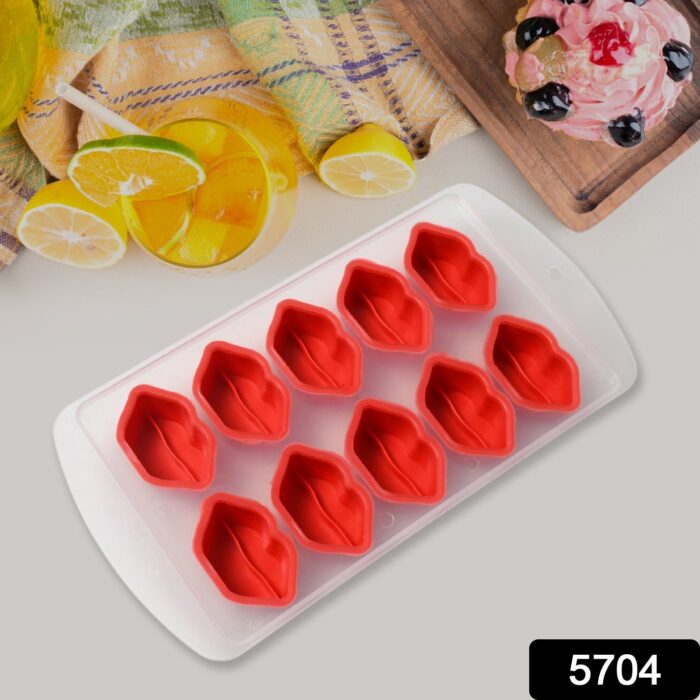 Silicone Mold Ice Cube Tray Creative Sweet Multi Type Ice Tray Buckets, Ice Cube Trays Multi Fruit Shape Ice Tray (1 Pc) - Image 2