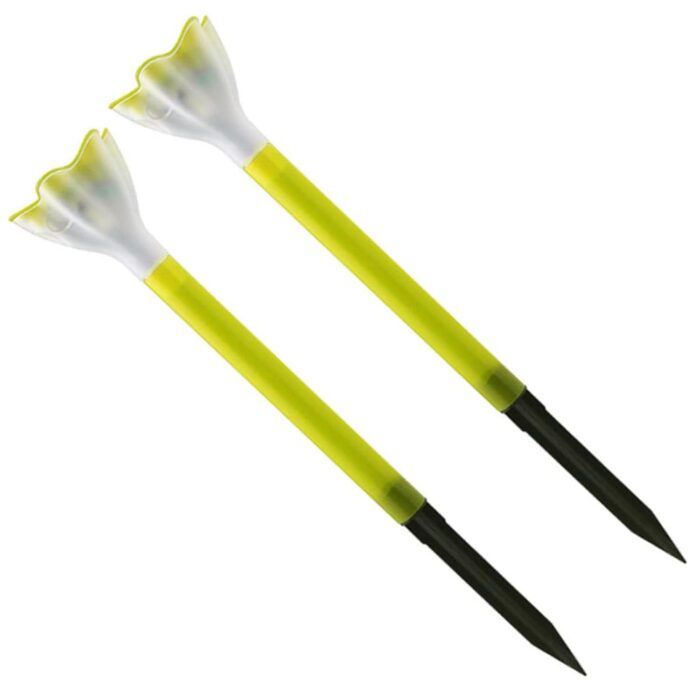 Street Light Solar Flowers Lights Road Light Flower Landscape Light Decorative Yard Lights Solar Lights Garden Stake Flower Lights Solar Landscape Light in Outdoor Spotlight (2 Pc ) - Image 4