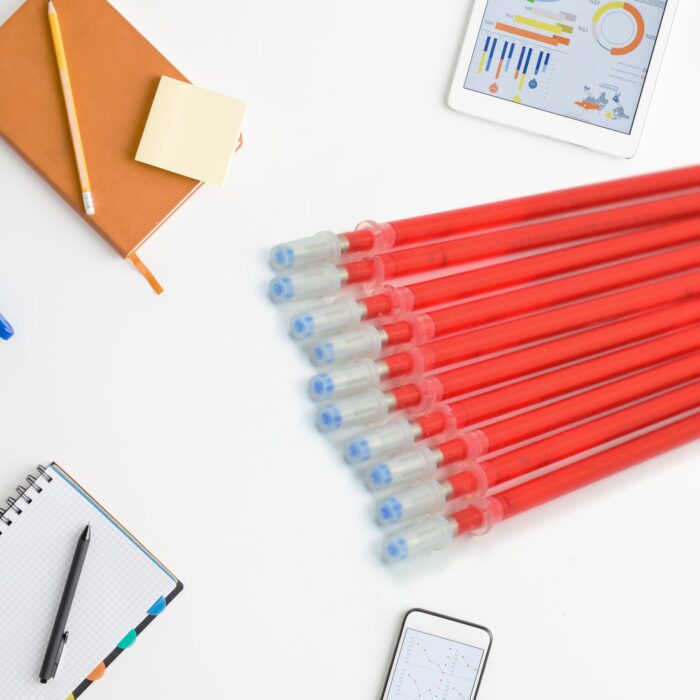 Pen Refill All Round Ball Pen Refill Smooth Writing Pen Refill all Pen Suitable (10 Pc) - Image 5