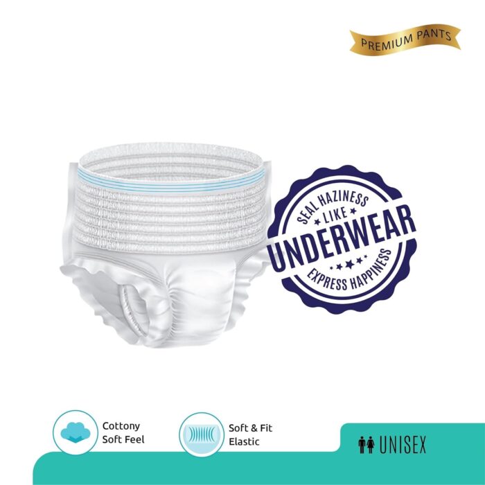 Senior Care Essentials: Large-XL Adult Diaper Pants (Waist 90-140cm) - Image 4