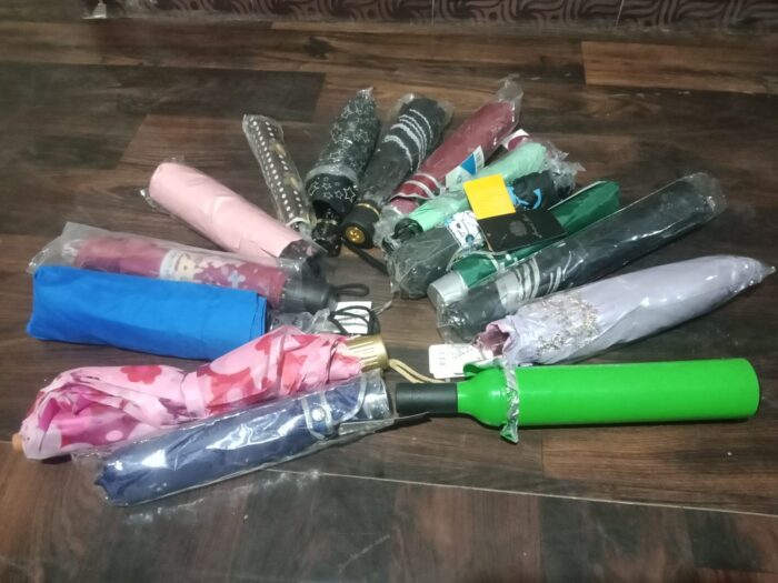 Umbrella Summer Sun and Rain Protection Foldable Cute Umbrella || UV Protection Rain Sun Umbrella || Travel Accessories || Umbrella for Children, Girls, and Boys (1 Pc / Mix Color / Design)  - Image 8