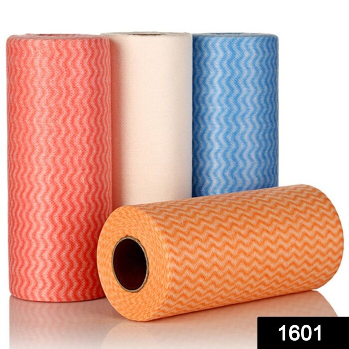 Non Wooven Fabric Disposable Handy Wipe Cleaning Cloth Roll (1Pc) - Image 2