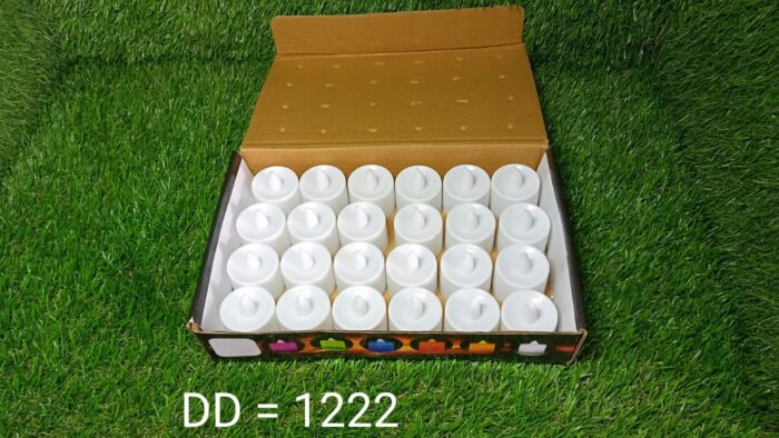 Festival Decorative - LED Tealight Candles (White, 24 Pcs) - Image 8