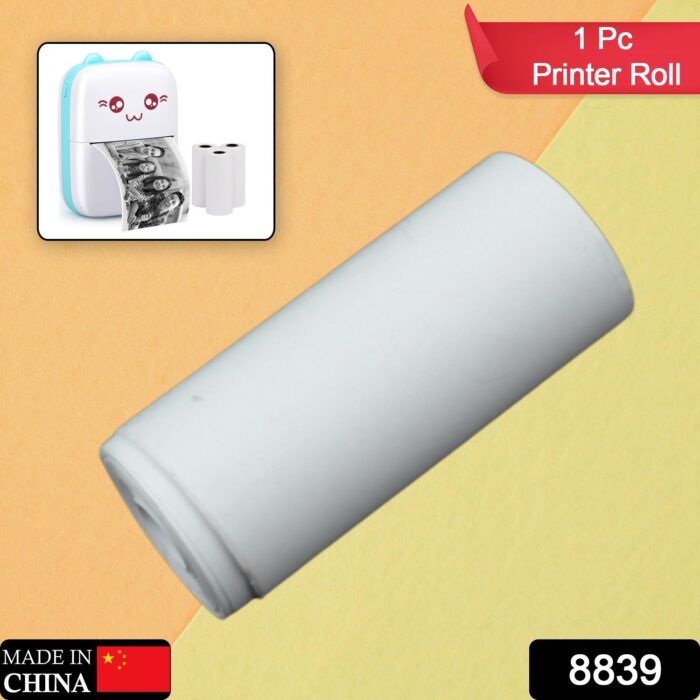 Small Thermal Printer Paper, Printing Paper Roll Aging Resistant Fast Color Rendering Portable Clear Printing for Travel (1 Pc / Printing Paper Roll ) - Image 2