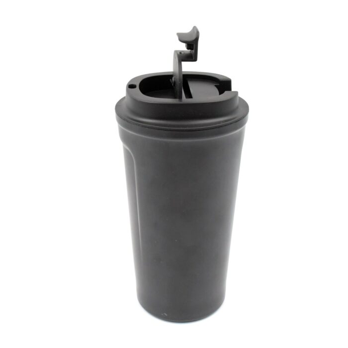 Stainless Steel & Plastic Travel Mug: Vacuum Insulated, Leak Proof Lid (1 Pc) - Image 4