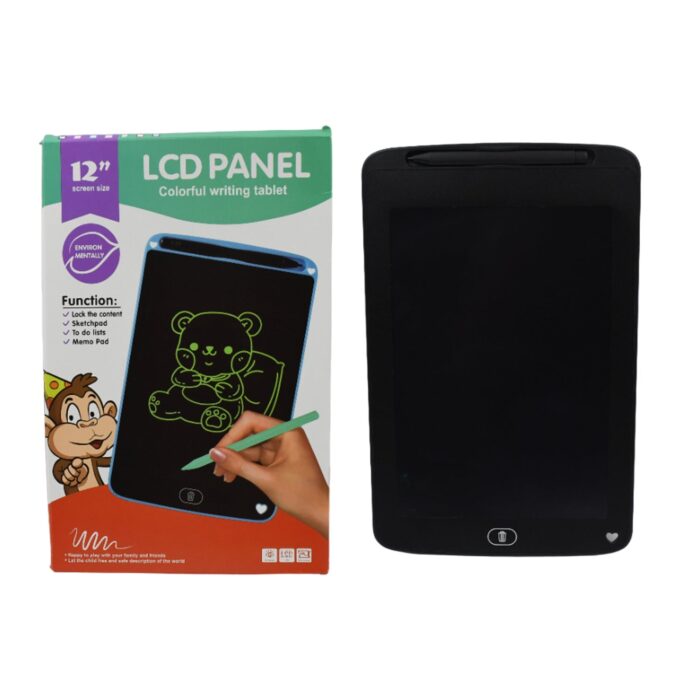 Portable LCD Writing Board Slate Drawing Record Notes Digital Notepad with Pen Handwriting Pad Paperless Graphic Tablet for Kids 12 inch - Image 3