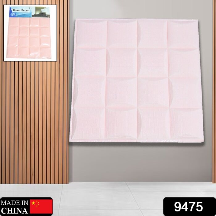 3D Adhesive wallpaper for living room. Room Wall Paper Home Decor Self Adhesive Wallpaper (36x36 Cm / 1 pc) - Image 2