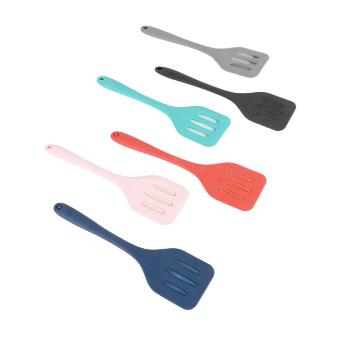 Multipurpose Silicone Spoon, Silicone Basting Spoon Non-Stick Kitchen Utensils Household Gadgets Heat-Resistant Non Stick Spoons Kitchen Cookware Items For Cooking and Baking (6 Pcs Set) - Image 3