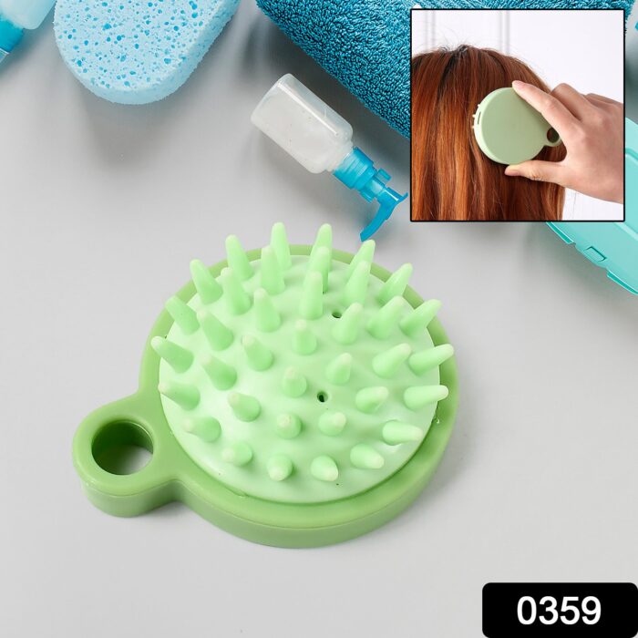 Comb Scalp Massage Brush, Hair brush, Hair Comb, Shower Brush, Bath Massage Brush, Small Portable Brush Washable Massage Comb Bath Shampoo Massages Effectively Remove Loose Short Hair - Image 2