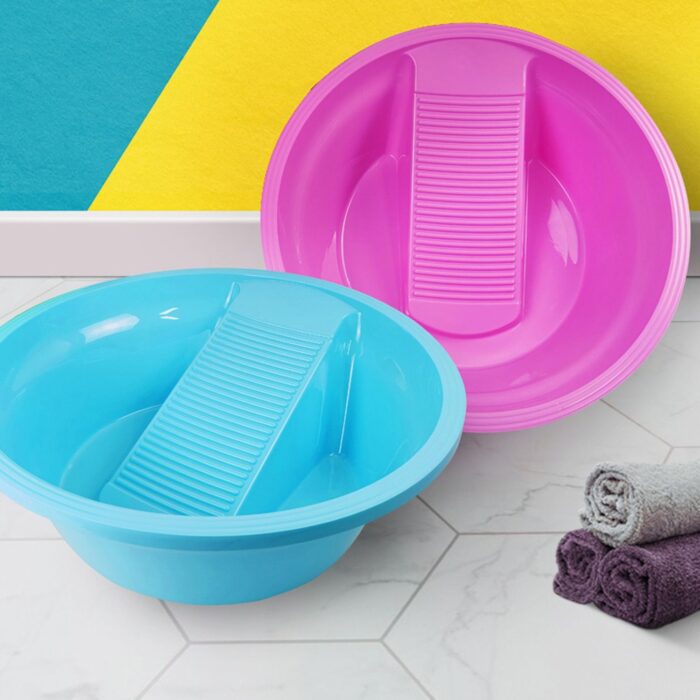 Washing Basket,Washing Tub, Laundry Board with Container, Plastic Product, Bucket, Multi-functional, Easy to Carry, - Image 7