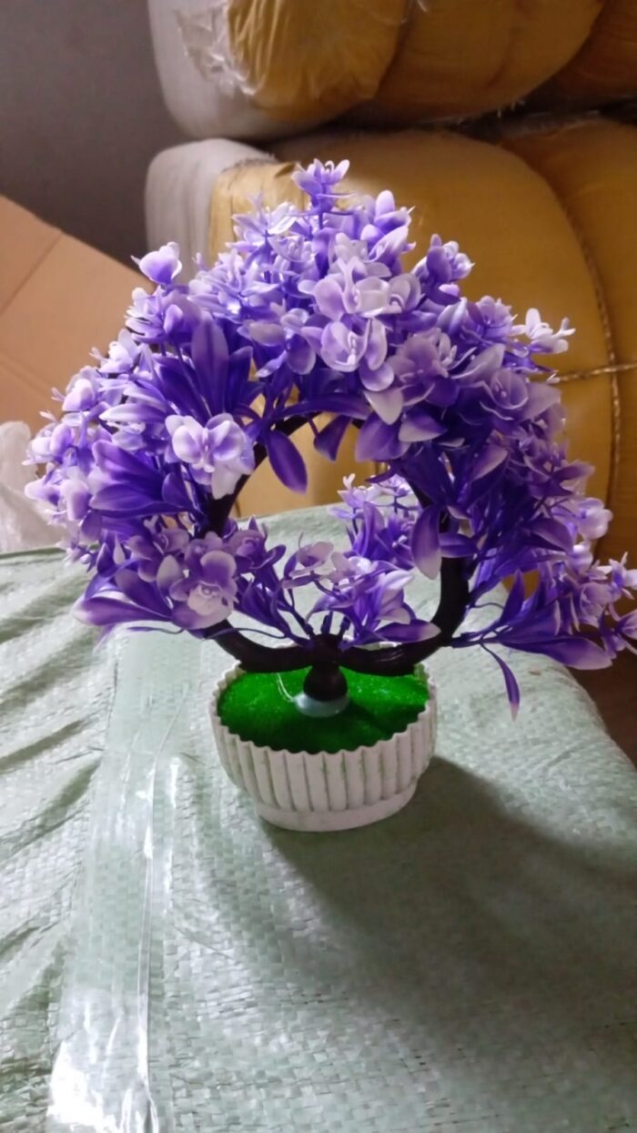 Wild Artificial Flower Plants with Cute Pot | Flower Plant for Home Office Decor | Tabletop and Desk Decoration | Artificial Flower for Balcony Indoor Decor, Plants for Living Room (1 Pc) - Image 6