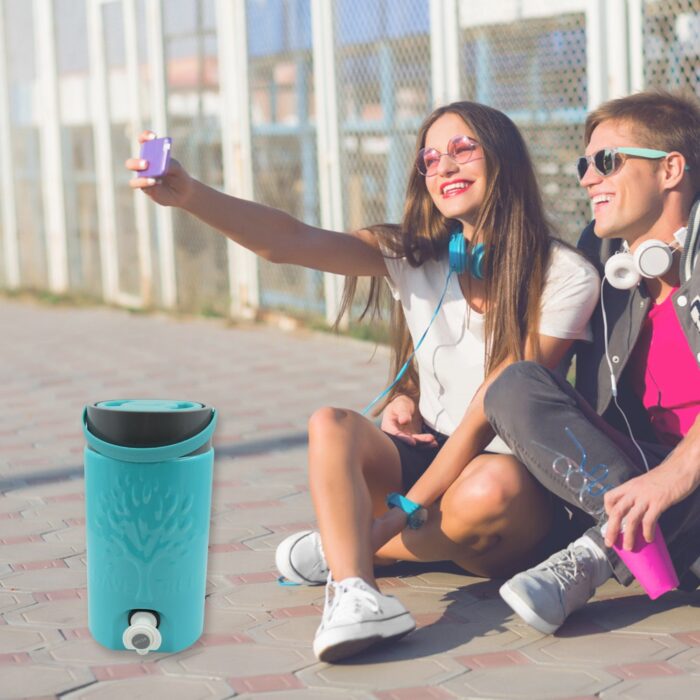 Insulated Water Jug with Tap (3000ml): Leakproof, Travel Cooler - Image 3