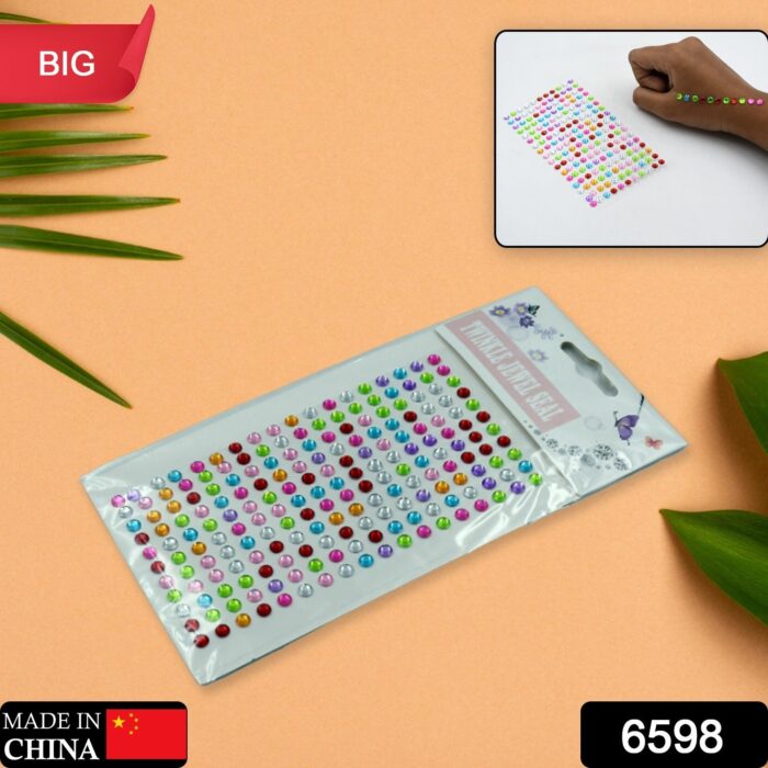 SpaceSelf Adhesive Multi Size Shaped Shining Stones Crystals Stickers For Art & Craft, Mobile Phone Decoration, Jewelery Making, School Projects, Creative Work - Image 2