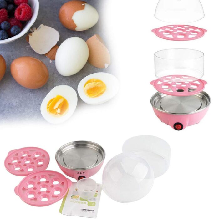 Egg Boiler / Poacher / Cooker / Electric Steamer (2 Layer) - Image 3