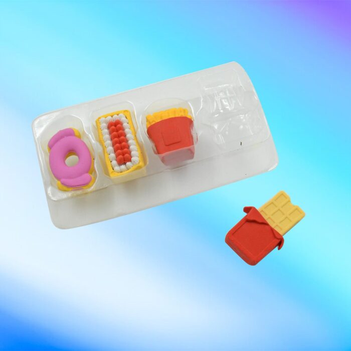 Fun Erasers for Kids! Mix & Match: Food & Drink Erasers (Set of 1) - Image 3