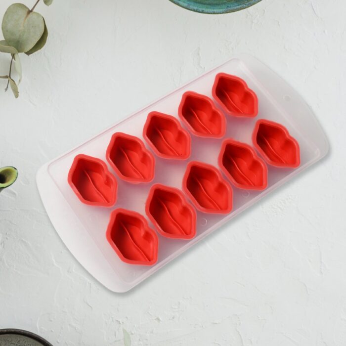 Silicone Mold Ice Cube Tray Creative Sweet Multi Type Ice Tray Buckets, Ice Cube Trays Multi Fruit Shape Ice Tray (1 Pc) - Image 3