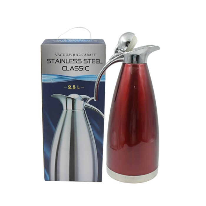 Vacuum Insulated Kettle Jug (Stainless Steel): 2.5L Sizes - Image 3
