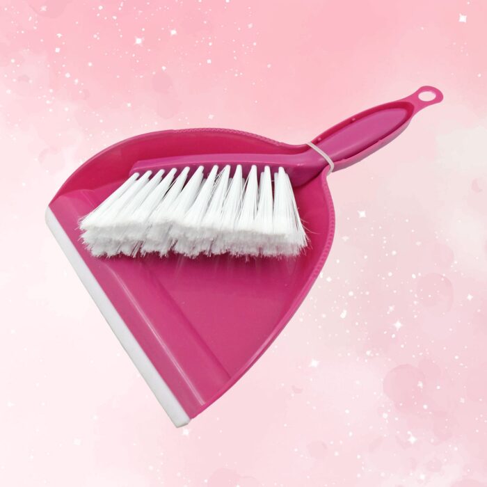 Mini Dustpan Supdi with Brush Broom Set for Multipurpose Cleaning, Cleaning Broom Brush and Dustpan | Sweep Set for All Surfaces, for Cleaning Tool for Desk, Car & Animal Waste etc (2 Pc Set) - Image 3