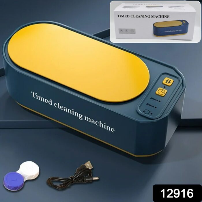 Ultrasonic Jewelry, Cleaner, Ultrasonic Cleaning Machine, Portable Jewelry Cleaning Machine for Jewelry, Ring, Silver, Retainer, Glasses, Watches, Coins, High Frequency Vibration Machine google/ optical cleaner machine (USB Operated) - Image 2