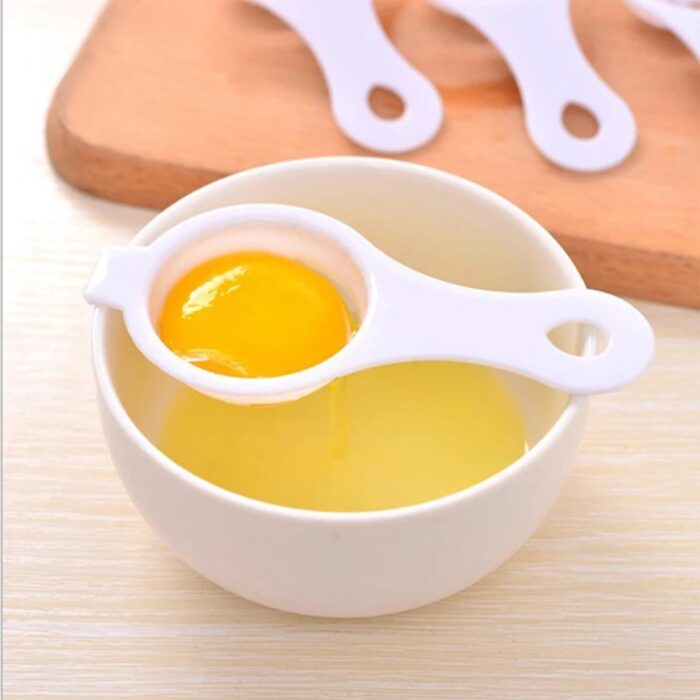 Egg Yolk Separator, Egg White Yolk Filter Separator, Egg Strainer Spoon Filter Egg Divider - Image 4