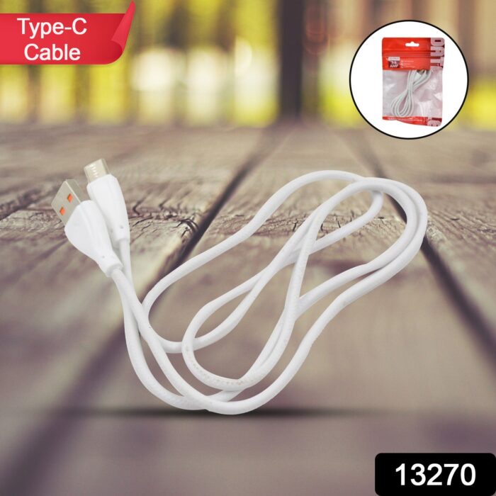 Type C data cable with 3.5 Amp Fast Charging Cable (900 MM / 1 Pc) - Image 2
