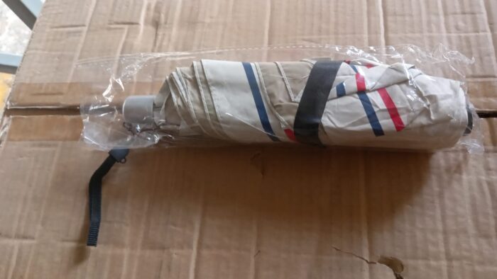 2-Fold Sun & Rain Protective Solid Foldable Umbrella (1 Pc / Mix Color) - Image 7