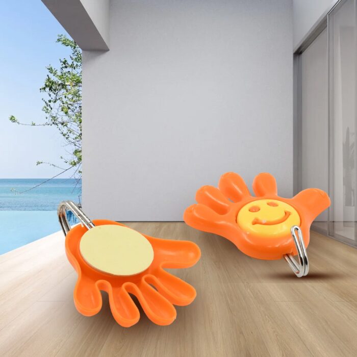MULTIPURPOSE STRONG HOOK SELF-ADHESIVE HOOKS FOR WALL HEAVY PLASTIC HOOK, STICKY HOOK HOUSEHOLD FOR HOME , DECORATIVE HOOKS, BATHROOM & ALL TYPE WALL USE HOOK , SUITABLE FOR BATHROOM, KITCHEN, OFFICE - Image 5