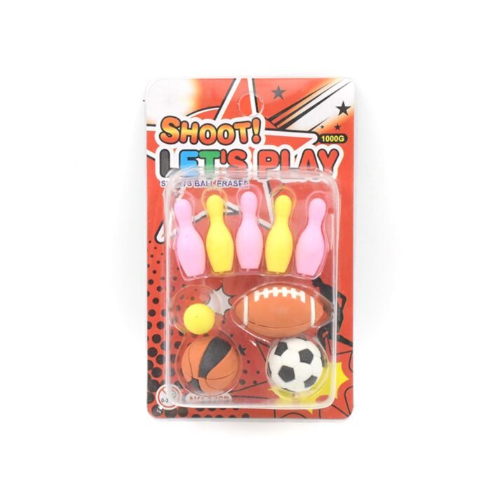 Mini Eraser Set for Kids (9 Pieces) - Fun Designs, Party Favors, School Prizes - Image 3
