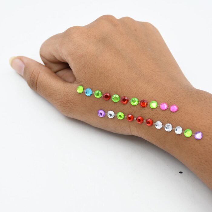 SpaceSelf Adhesive Multi Size Shaped Shining Stones Crystals Stickers For Art & Craft, Mobile Phone Decoration, Jewelery Making, School Projects, Creative Work - Image 3