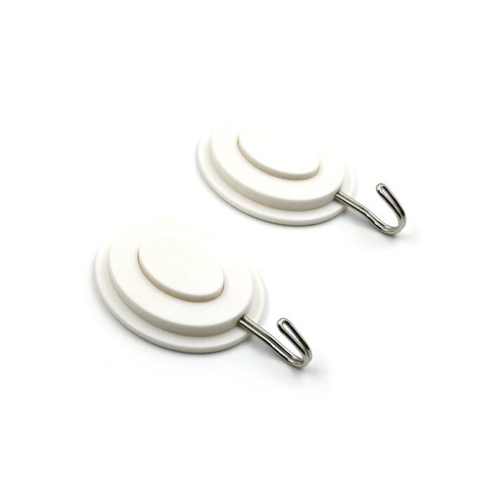 Multipurpose Strong Hook Self-Adhesive hooks for wall Heavy Duty Hook, Sticky Hook Household For Home, Decorative Hooks, Bathroom & All Type Wall Use Hook, Suitable for Bathroom, Kitchen, Office (2 Pc Set) - Image 3
