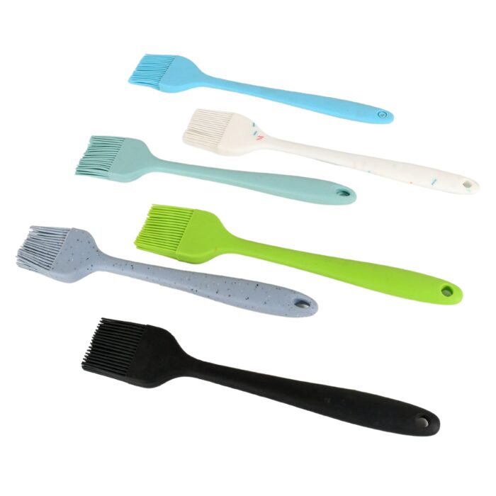 Multipurpose Silicone Spoon, Silicone Basting Spoon Non-Stick Kitchen Utensils Household Gadgets Heat-Resistant Non Stick Spoons Kitchen Cookware Items For Cooking and Baking (6 Pcs Set) - Image 4