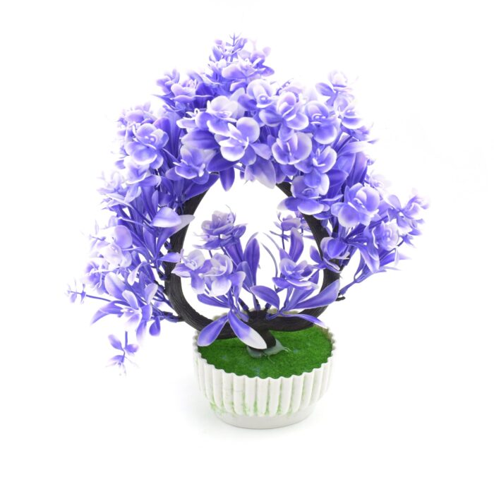 Wild Artificial Flower Plants with Cute Pot | Flower Plant for Home Office Decor | Tabletop and Desk Decoration | Artificial Flower for Balcony Indoor Decor, Plants for Living Room (1 Pc) - Image 3
